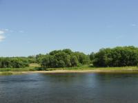 Река Лобва в селе Лопаево
