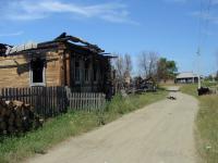 Село Лопаево, сгоревший дом
