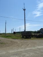 Вышка сотовой связи "Мотив" в деревне Савинова